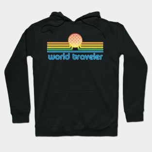 World Traveler - World Showcase inspired retro distressed world showcase vacation tee Hoodie